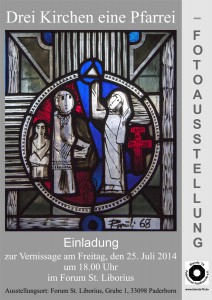 Einladung - Fotoausstellung - Drei Kirchen eine Pfarrei - web